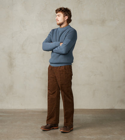 S.N.S. Herning Robust Rank-III Crewneck - Slate Blue