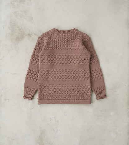 Macro Crewneck - Terra Rose