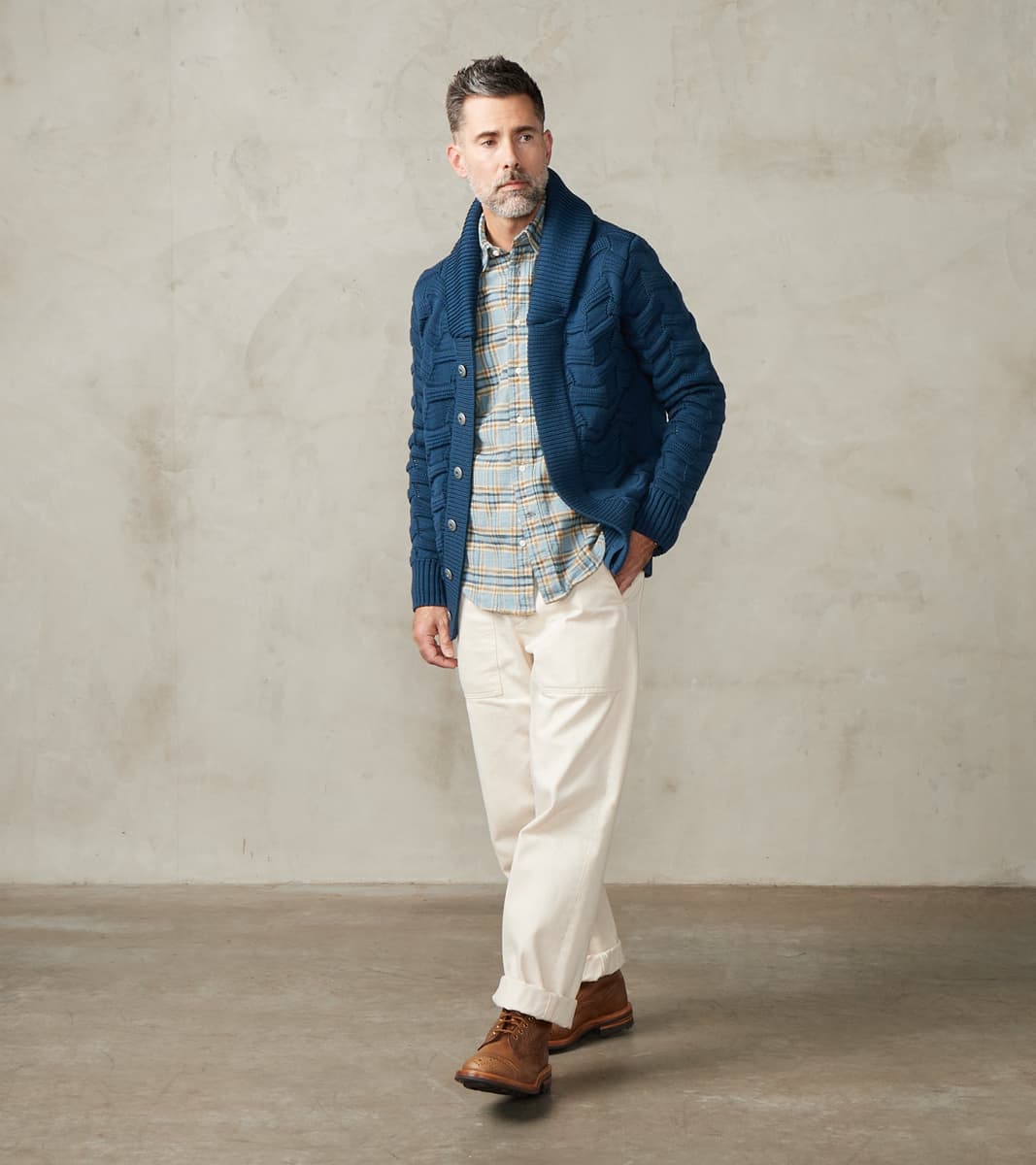 Epigon-III Cardigan - Tidal Blue