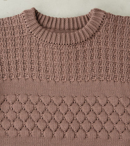 Macro Crewneck - Terra Rose