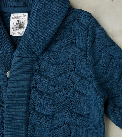 Epigon-III Cardigan - Tidal Blue