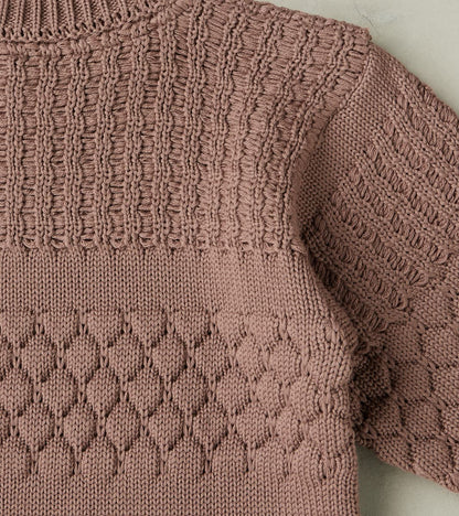 Macro Crewneck - Terra Rose