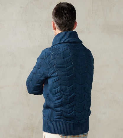 Epigon-III Cardigan - Tidal Blue