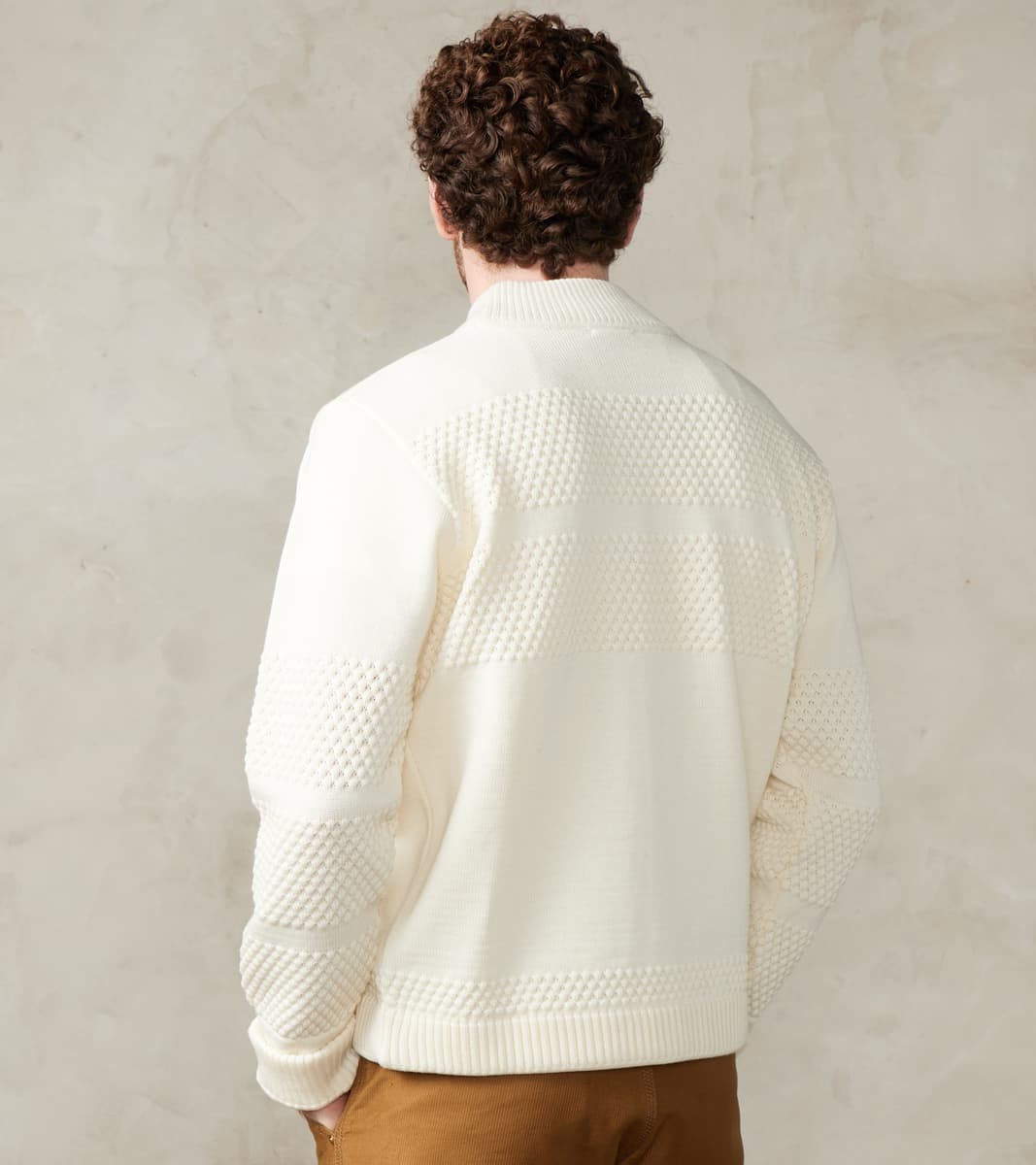 Fisherman II Crewneck - Natural White