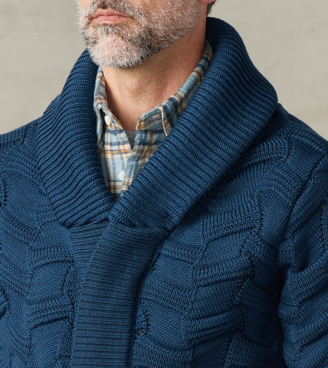 Epigon-III Cardigan - Tidal Blue