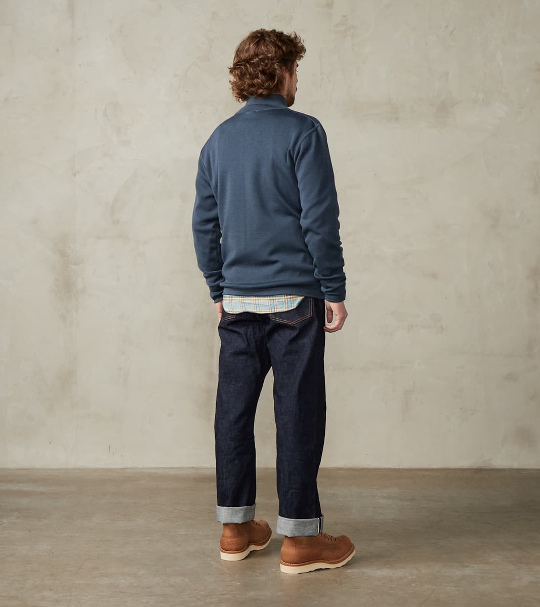 Naval II Full Zip - Faded Mineral Blue