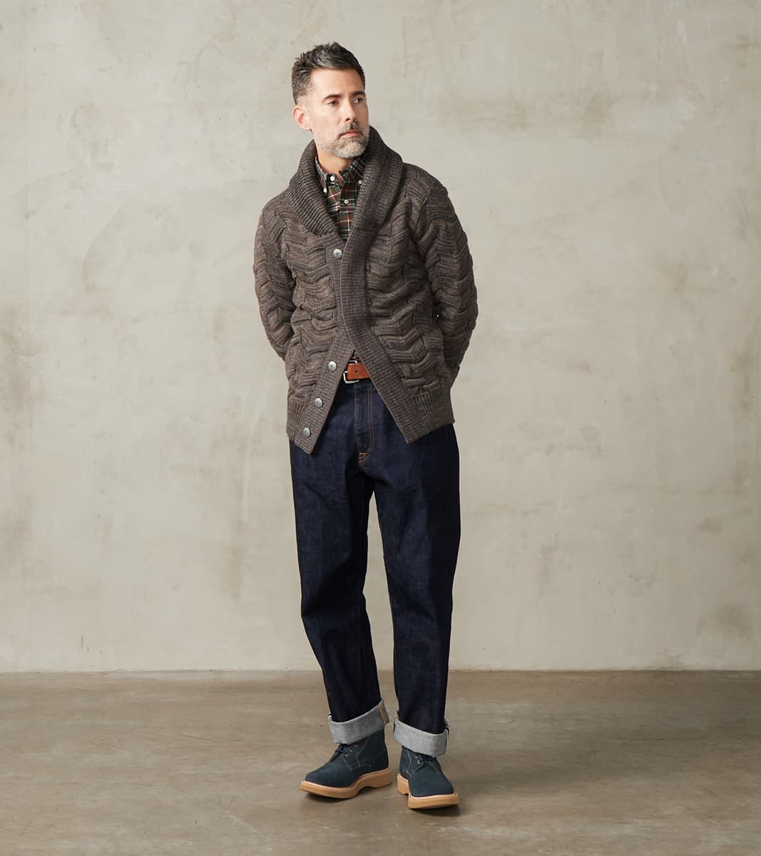 S.N.S. Herning x Division Road Epigon-III Cardigan - Terra Brown