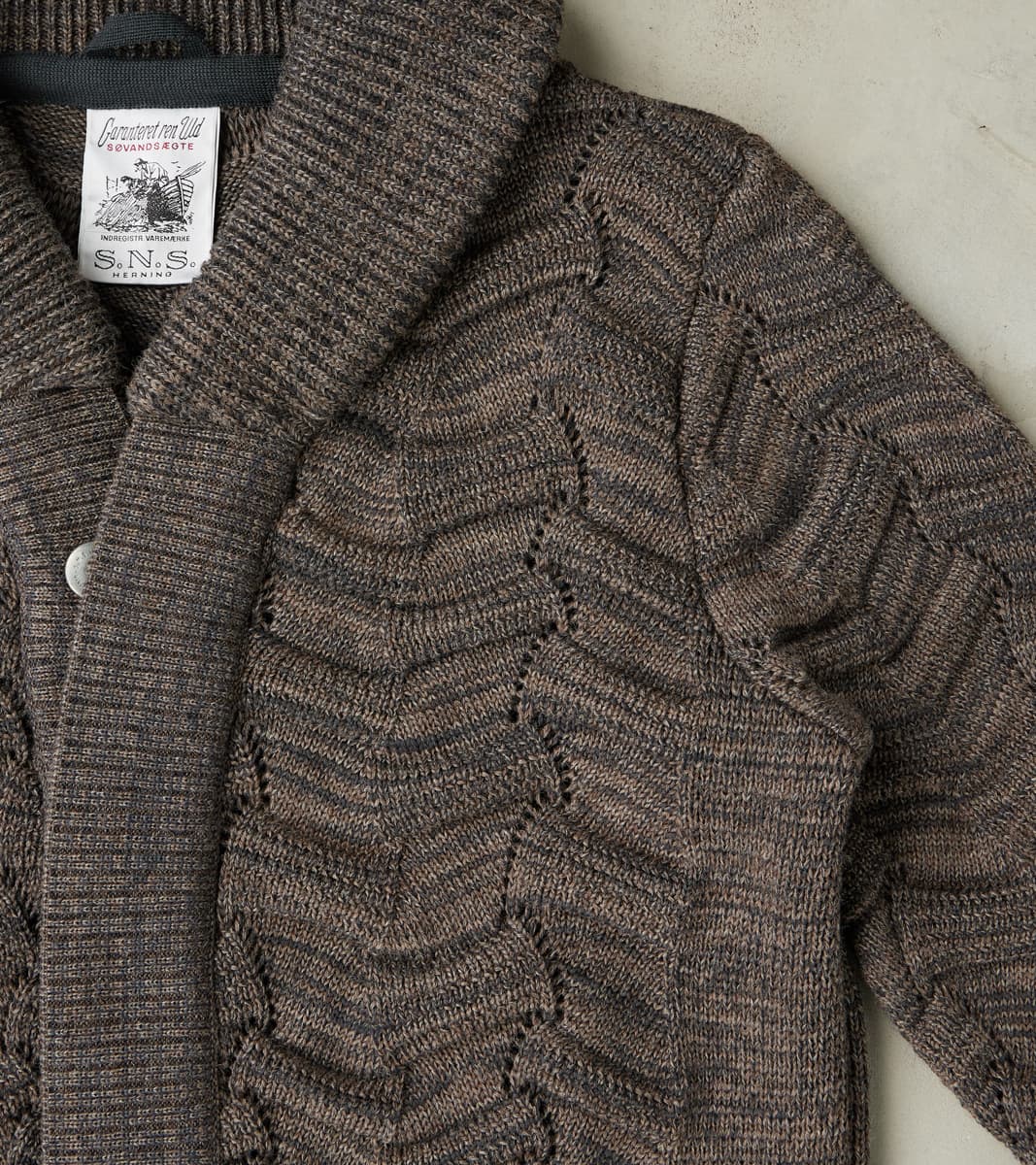 Epigon-III Cardigan - Terra Brown