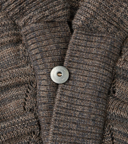 Epigon-III Cardigan - Terra Brown