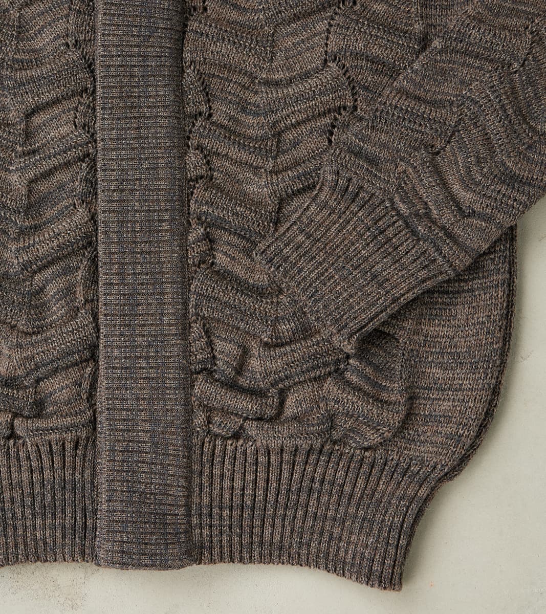 Epigon-III Cardigan - Terra Brown