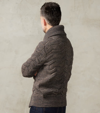 Epigon-III Cardigan - Terra Brown