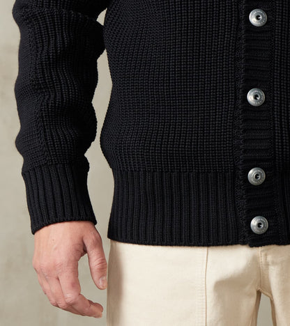 Rank-III Cardigan - Navy Blue