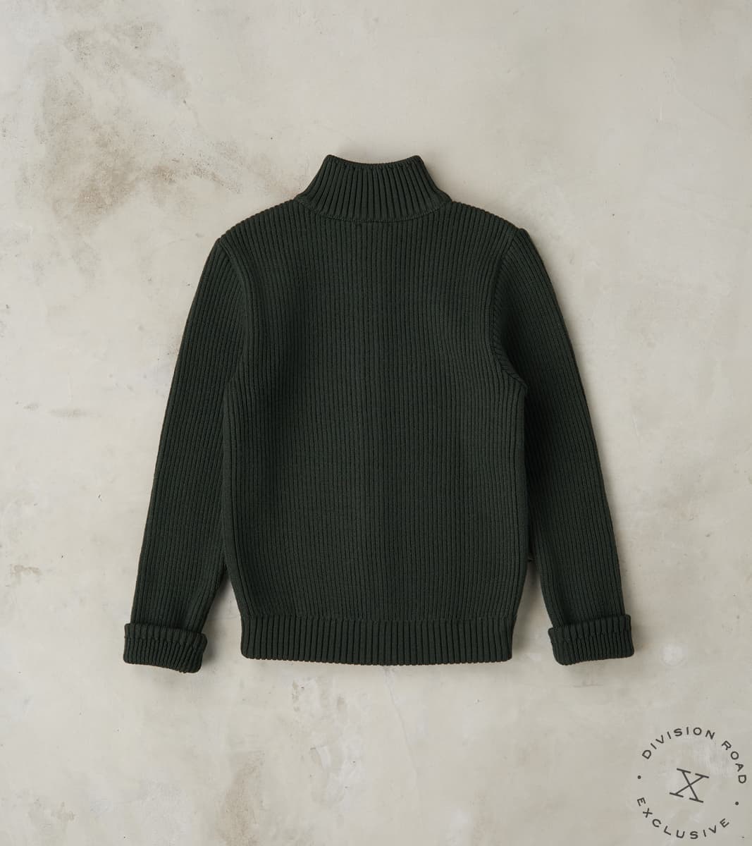 Felt Full Zip - Dark Forest Green