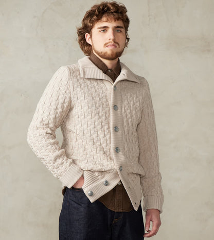 Stark II Cardigan - Stone White