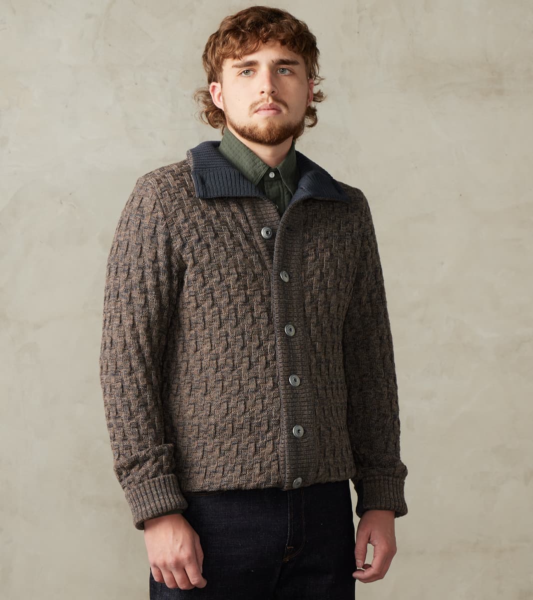 S.N.S. Herning Stark Cardigan - Terra Brown