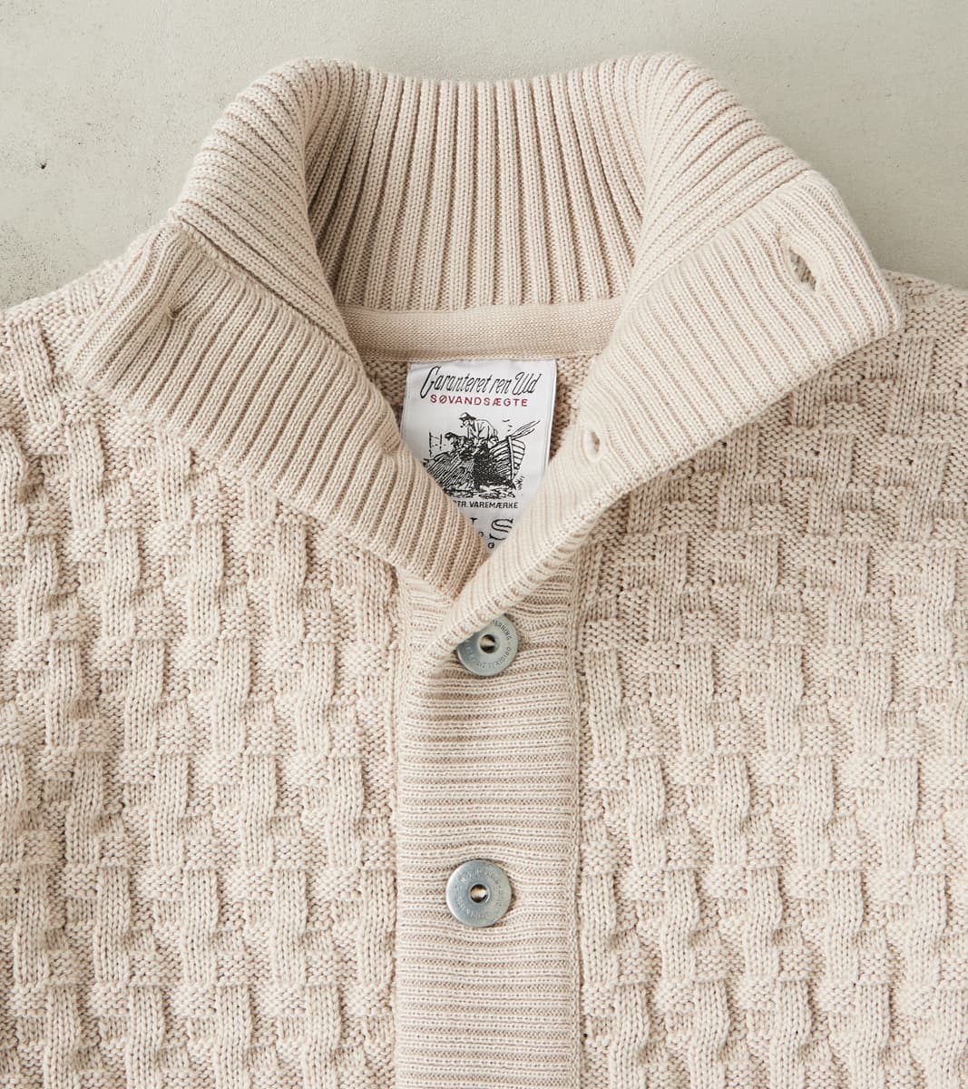 Stark II Cardigan - Stone White