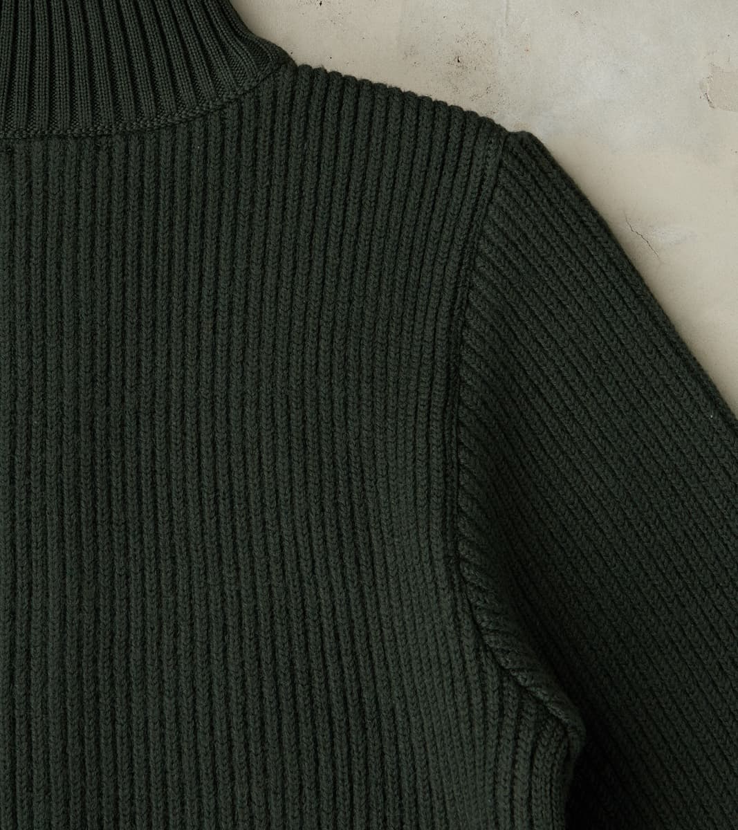 Felt Full Zip - Dark Forest Green