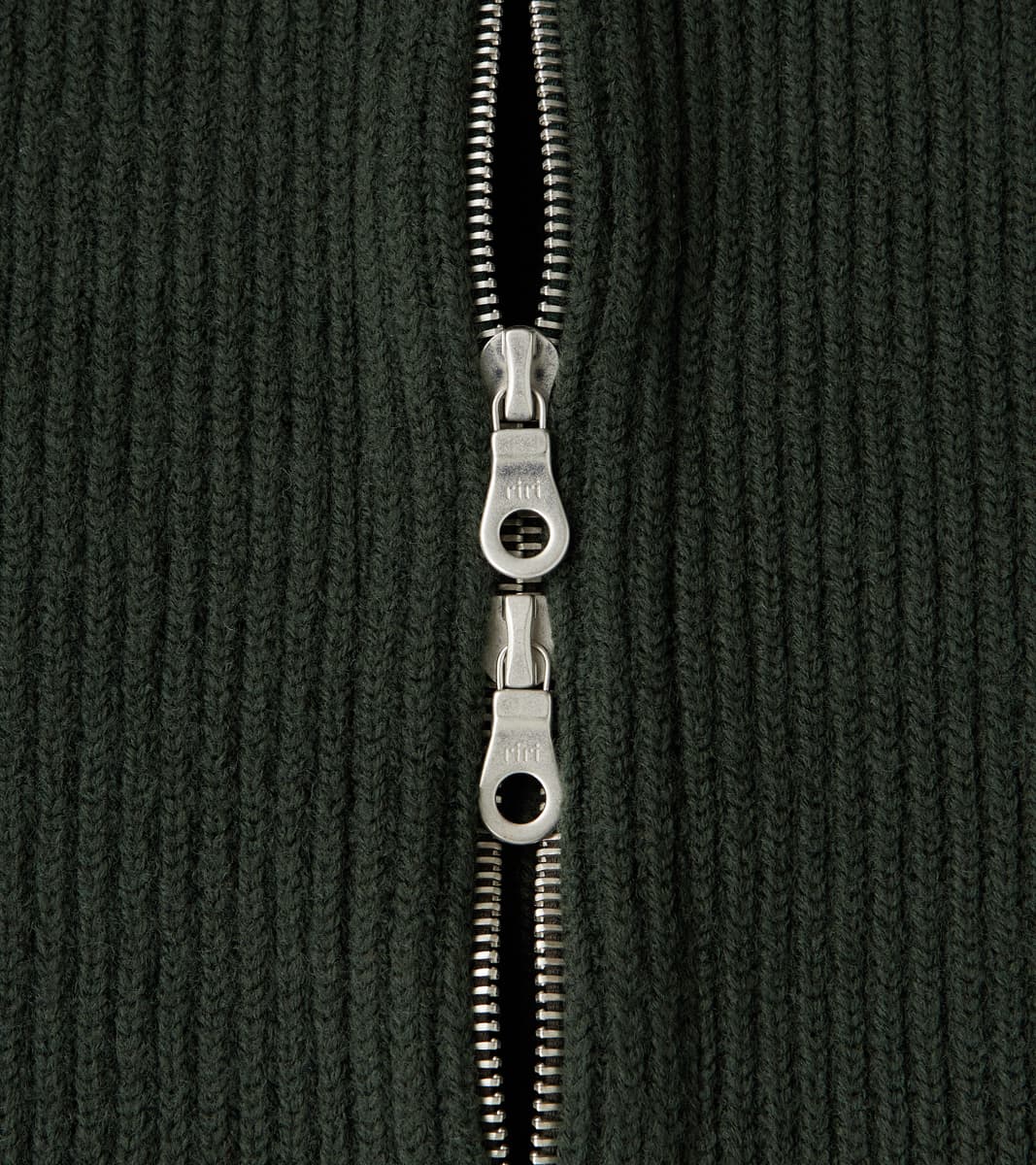 Felt Full Zip - Dark Forest Green