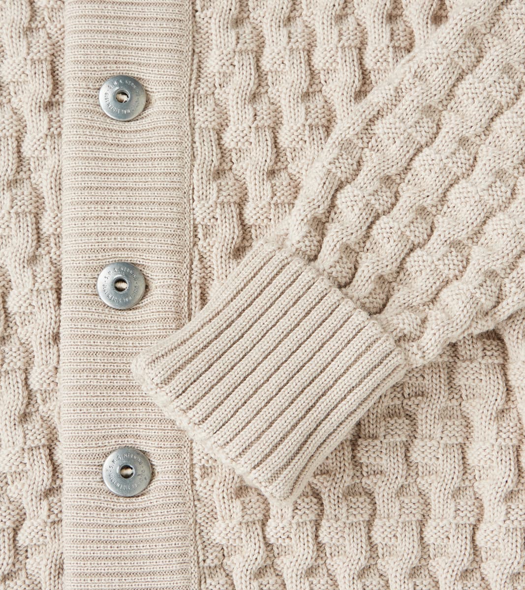 Stark II Cardigan - Stone White