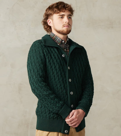 S.N.S. Herning Stark Cardigan - Thunder Green