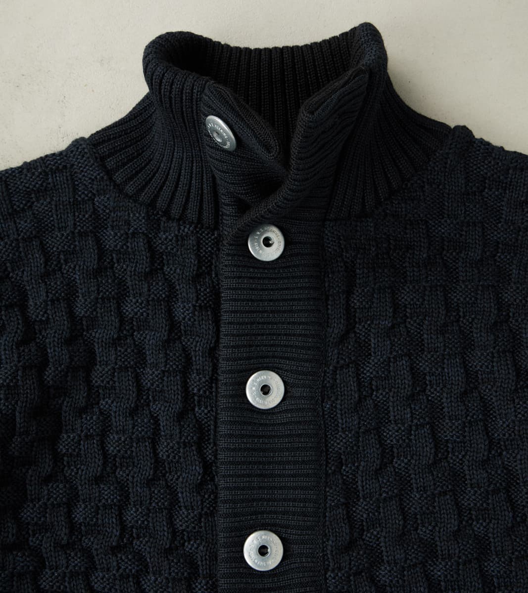 Stark Cardigan - Residual Black Melange