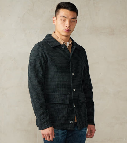 S.N.S. Herning Radial Jacket - Midnight Green Melange