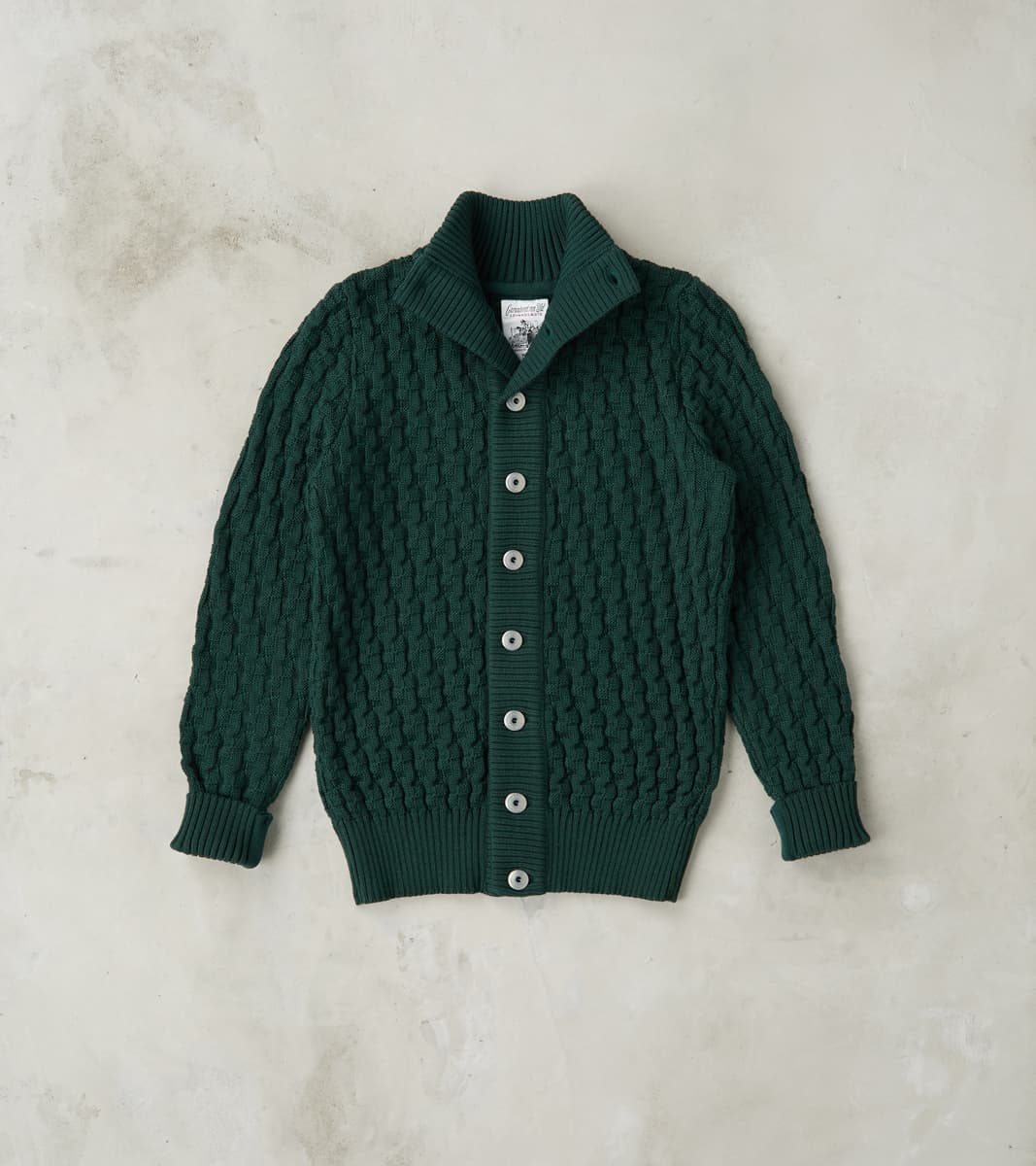 S.N.S. Herning Stark Cardigan - Thunder Green