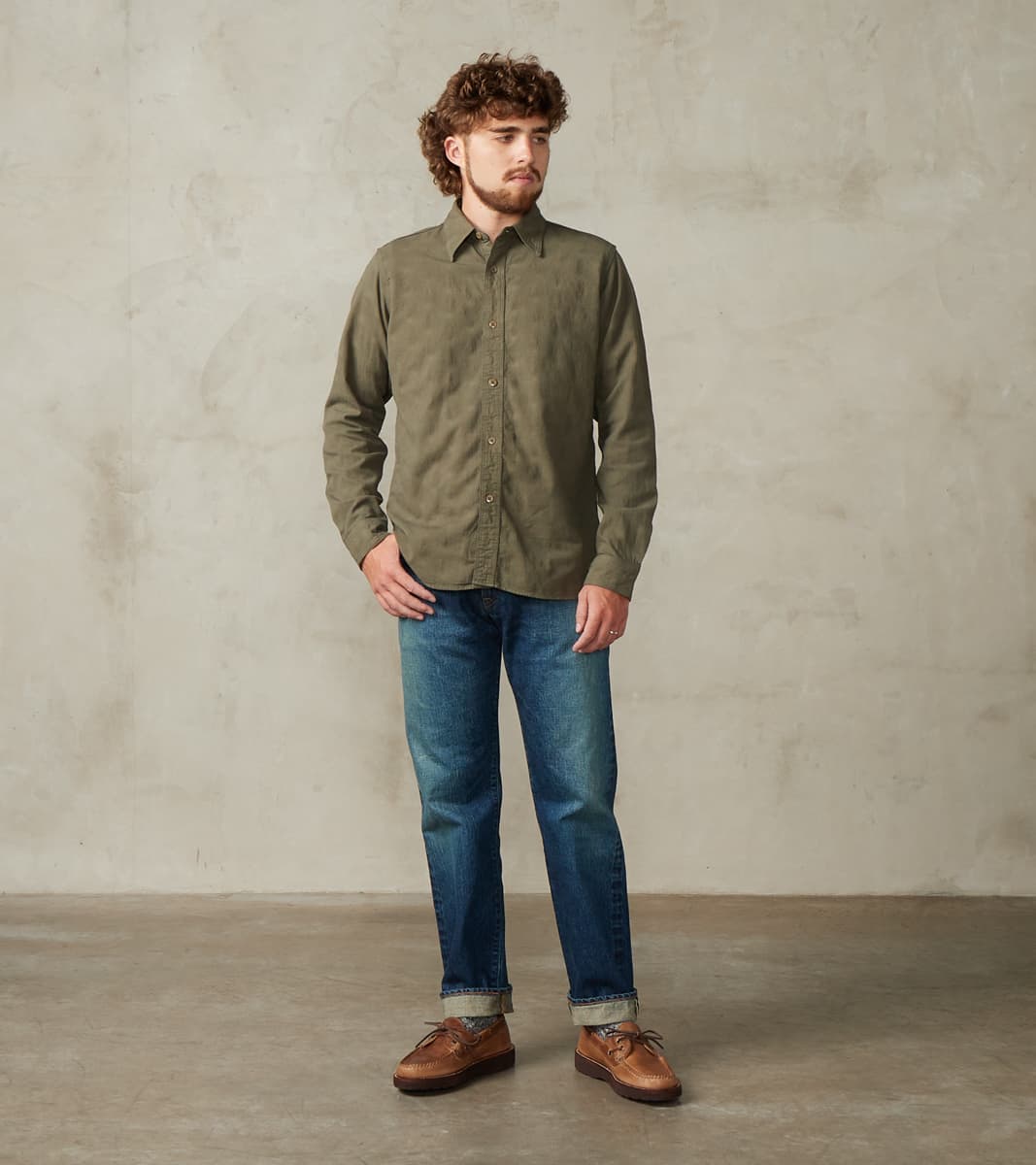 Samurai SSS25-ATW Olive Tropical Weather Dobby Shirt