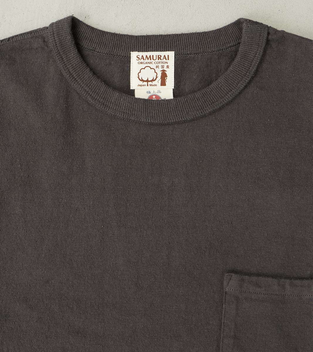 Samurai - SJST-SC03 Japanese Cotton Short Sleeve Pocket T-Shirt