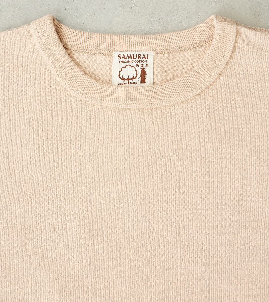 SJSLT-SC01 Japanese Cotton Long Sleeve T-Shirt - Kuri Light