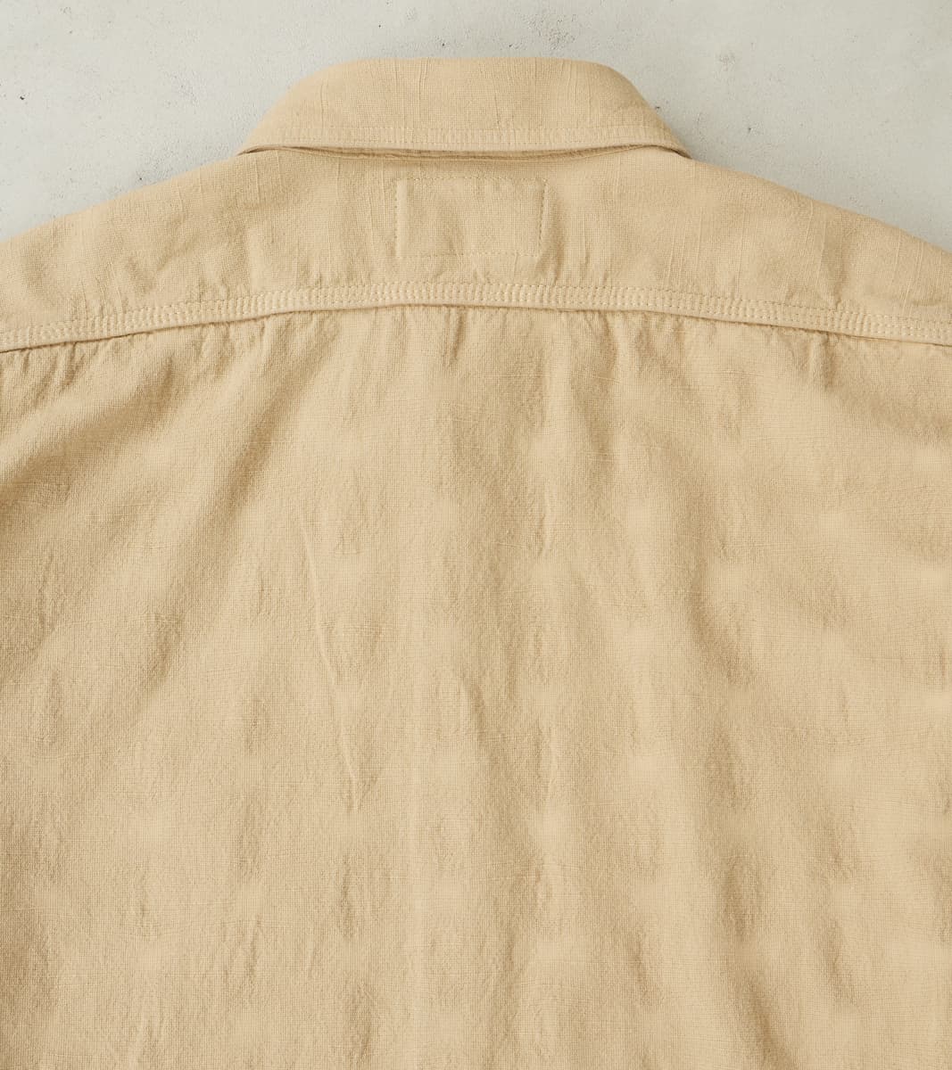 SSS25-ATW Beige Tropical Weather Dobby Shirt