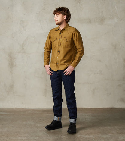 S211AX 18oz Ai-Benkei Natural Indigo - Relaxed Tapered