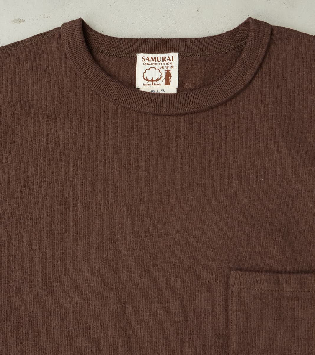 Samurai - SJST-SC03 Japanese Cotton Short Sleeve Pocket T-Shirt