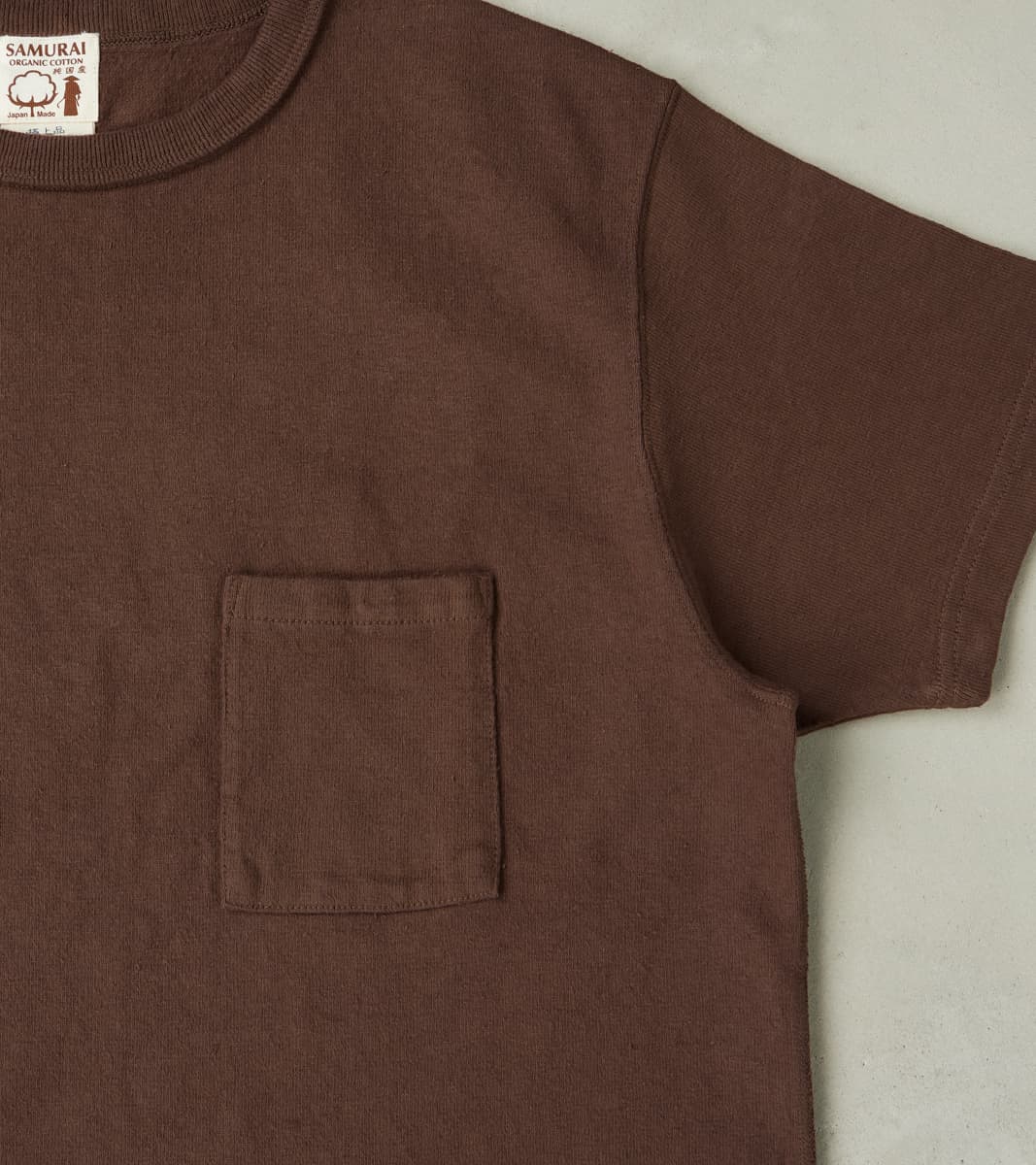 Samurai - SJST-SC03 Japanese Cotton Short Sleeve Pocket T-Shirt
