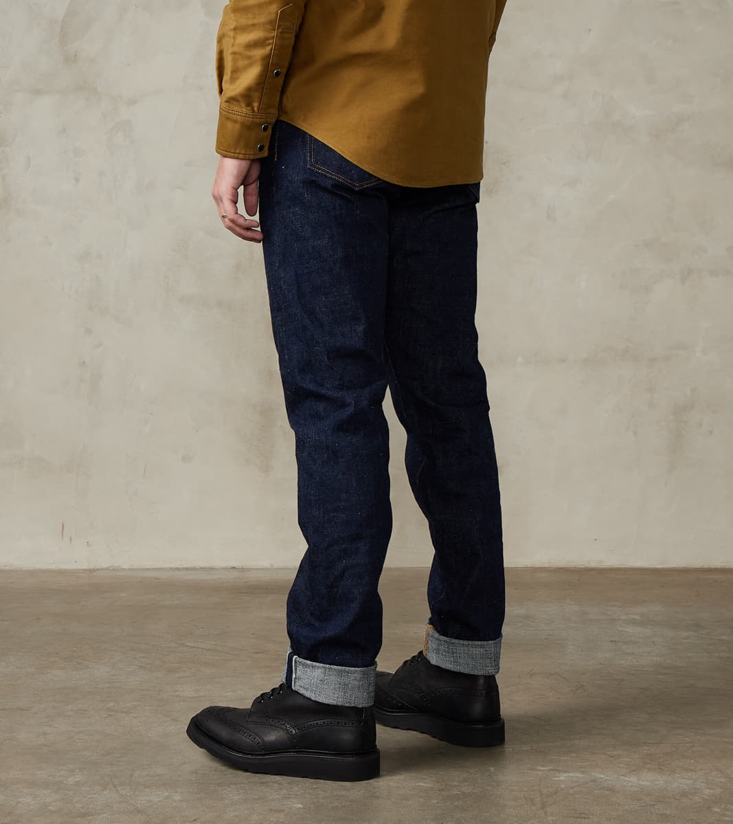 Samurai - S211AX 18oz Ai-Benkei Natural Indigo - Relaxed Tapered