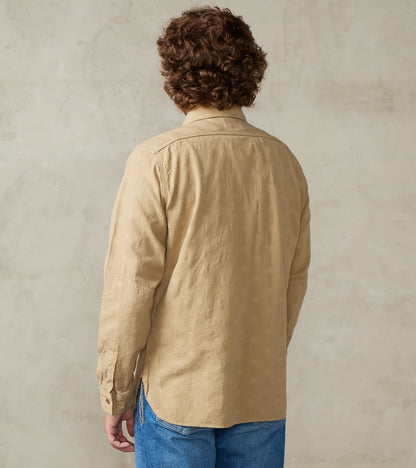 SSS25-ATW Beige Tropical Weather Dobby Shirt