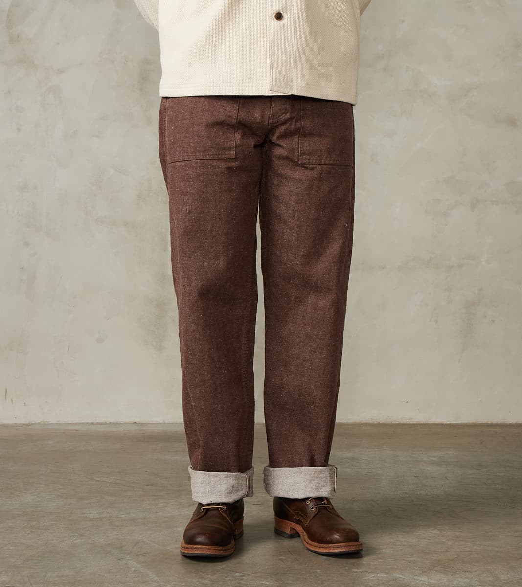 Samurai - SJ52BR 15oz Selvedge Denim Kanoko Brown Baker Pant
