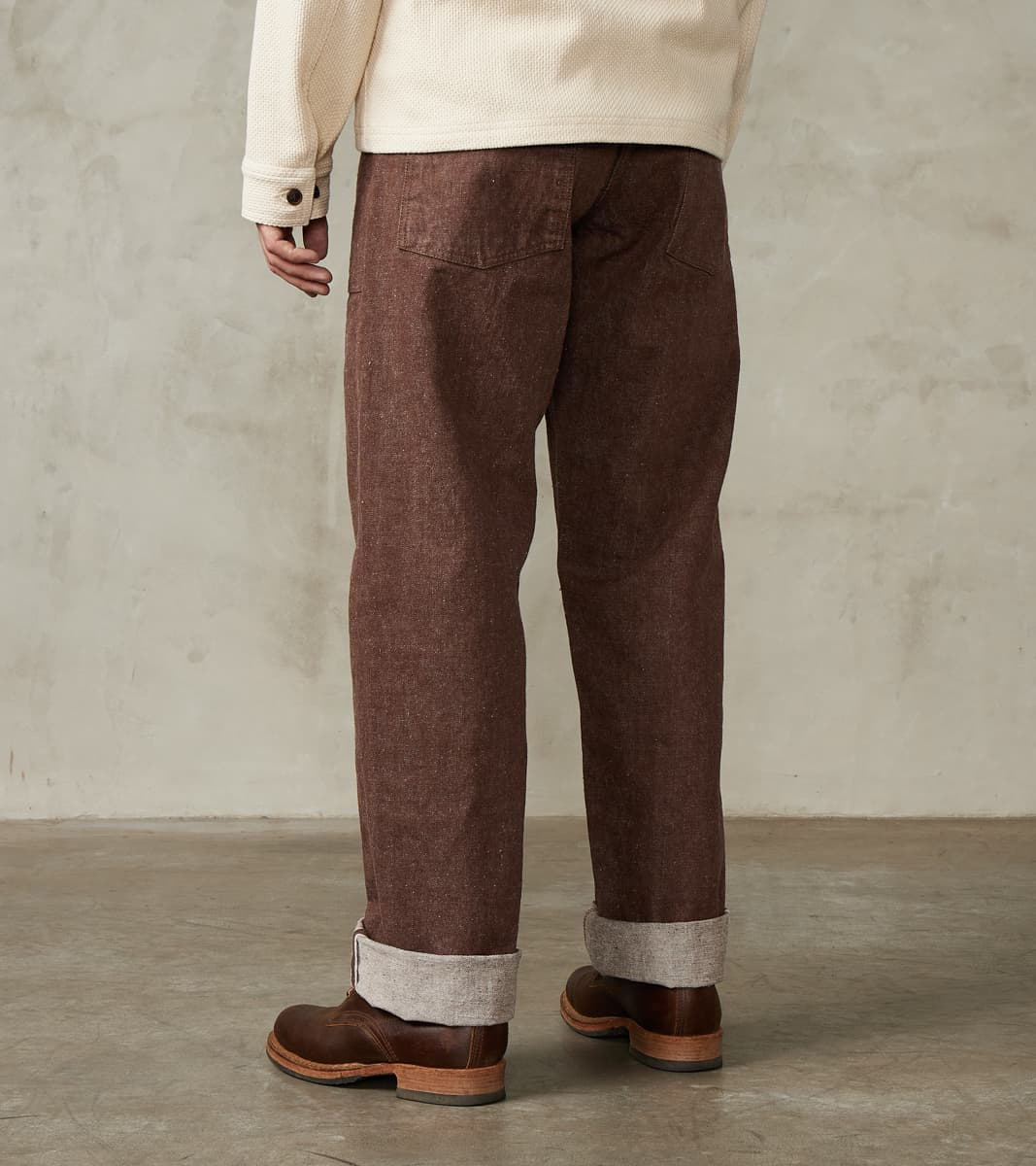 Samurai - SJ52BR 15oz Selvedge Denim Kanoko Brown Baker Pant