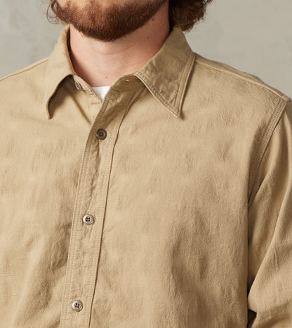 SSS25-ATW Beige Tropical Weather Dobby Shirt