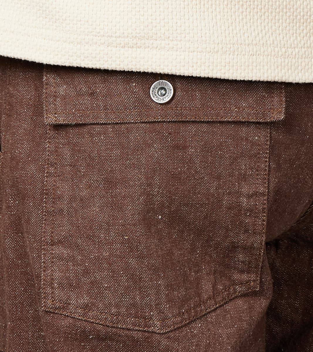 Samurai - SJ52BR 15oz Selvedge Denim Kanoko Brown Baker Pant