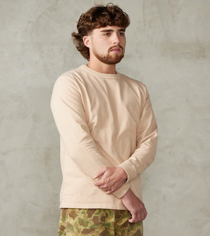 Samurai - SJSLT-SC01 Japanese Cotton Long Sleeve T-Shirt - Kuri Light