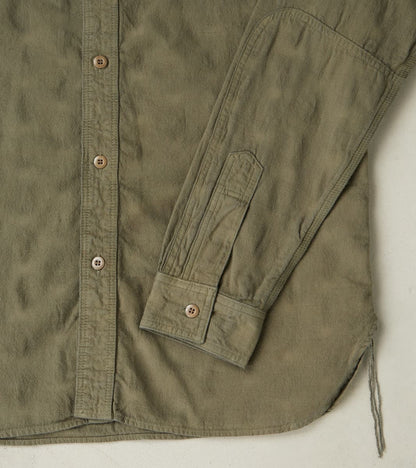 SSS25-ATW Olive Tropical Weather Dobby Shirt