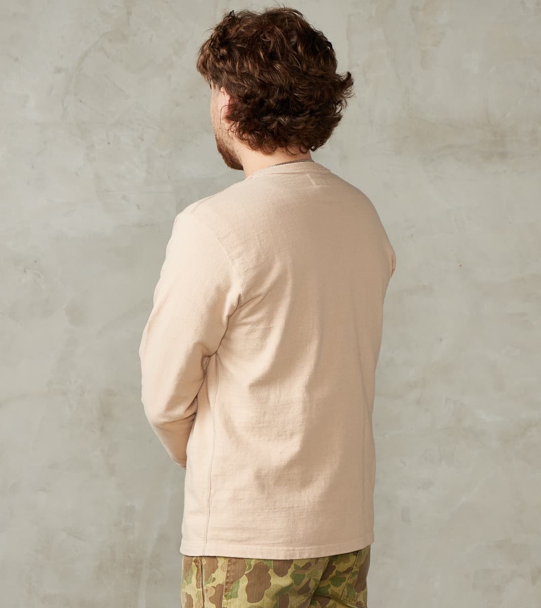 SJSLT-SC01 Japanese Cotton Long Sleeve T-Shirt - Kuri Light