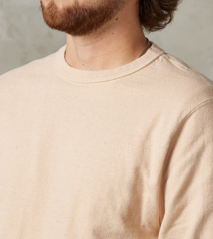 SJSLT-SC01 Japanese Cotton Long Sleeve T-Shirt - Kuri Light