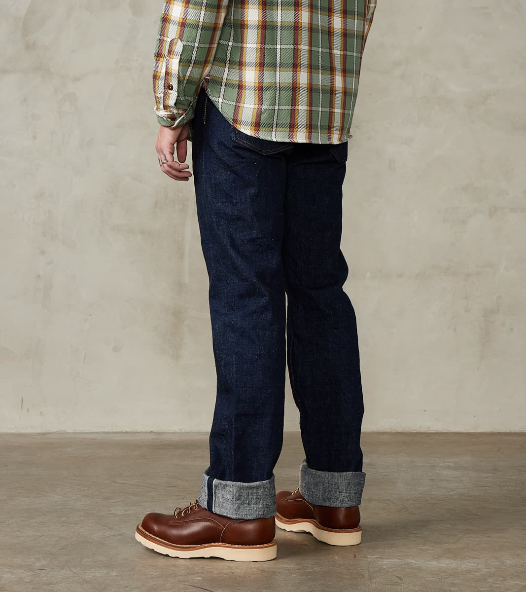Samurai - S500AX 18oz Ai Plus Benkei Natural Indigo - Regular
