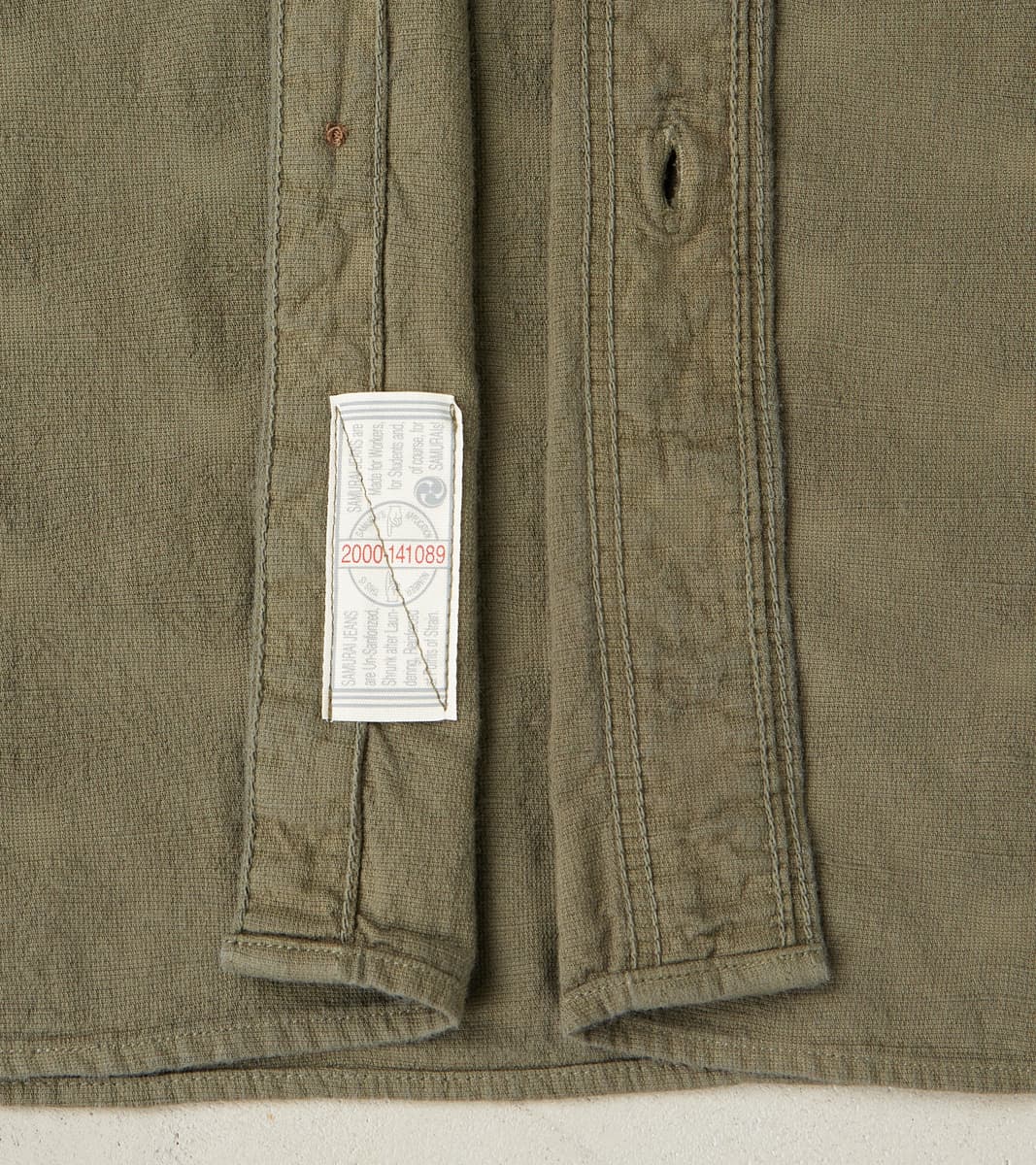 SSS25-ATW Olive Tropical Weather Dobby Shirt