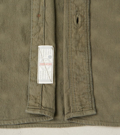 SSS25-ATW Olive Tropical Weather Dobby Shirt