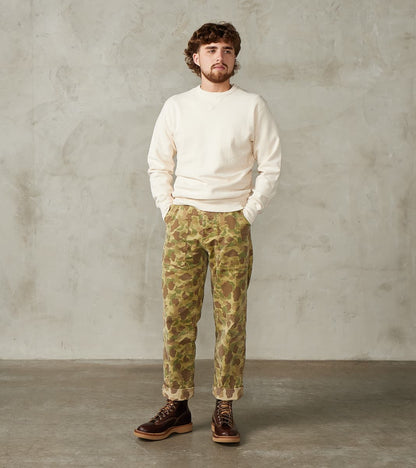 SWS-SC01 Japanese Cotton Heavyweight Sweatshirt - Natural