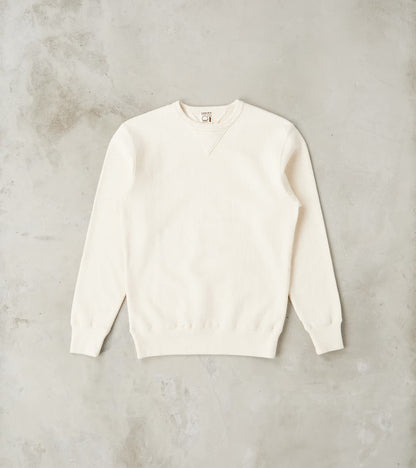 Samurai - SWS-SC01 Japanese Cotton Heavyweight Sweatshirt - Natural
