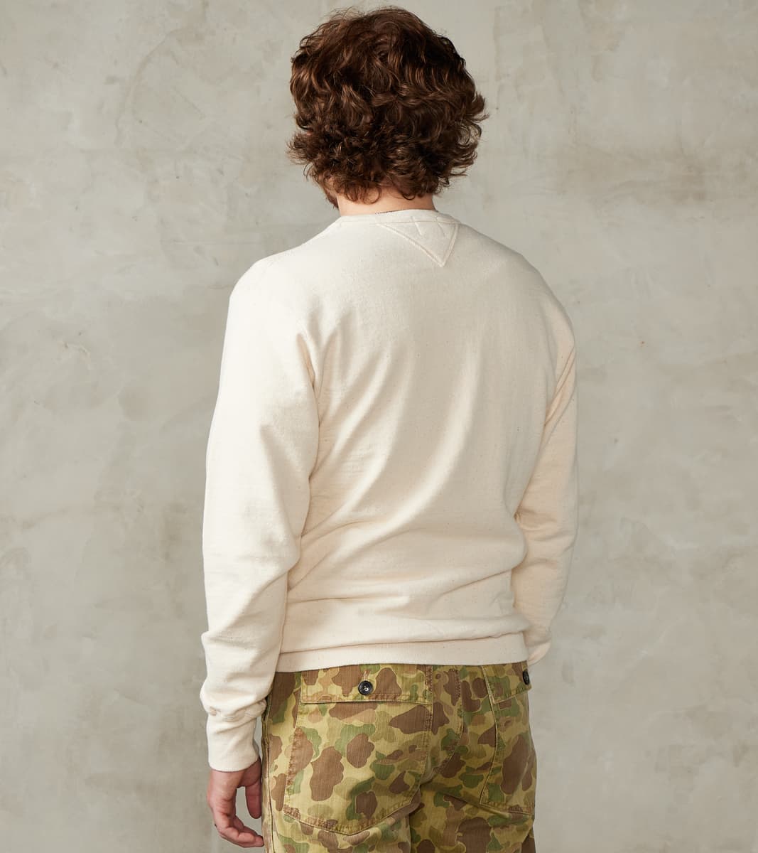 SWS-SC01 Japanese Cotton Heavyweight Sweatshirt - Natural